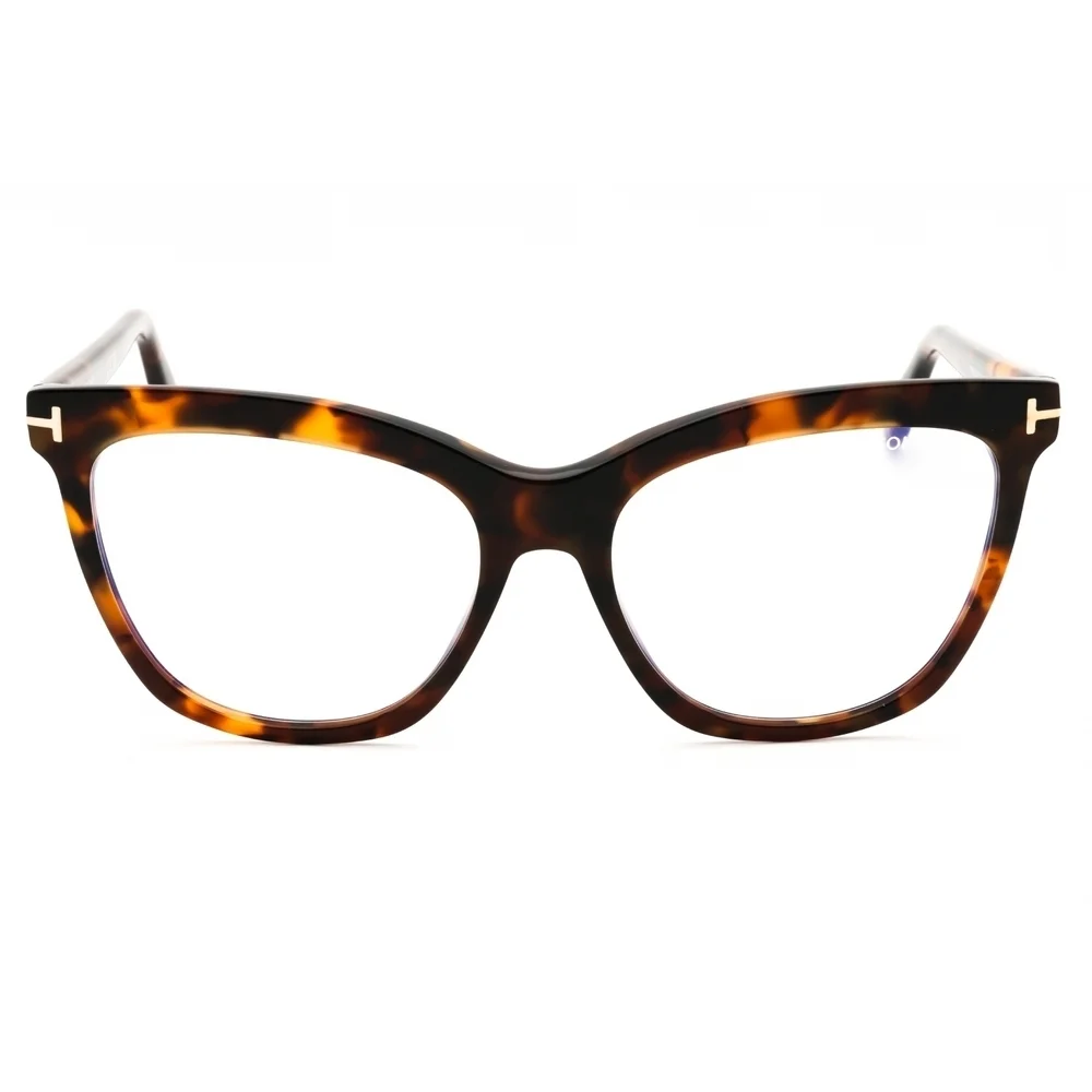 NWT Tom Ford FT6042-B Dark Havana Cat Eye 54mm Eyeglasses